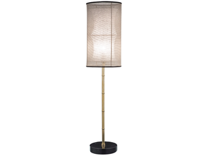 ECLECTIC BAMBOO 02 - LED brass table lamp _ Il Bronzetto